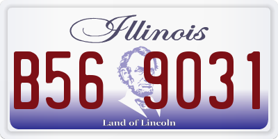 IL license plate B569031