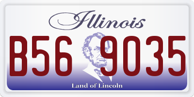 IL license plate B569035