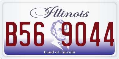IL license plate B569044