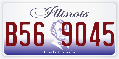 IL license plate B569045