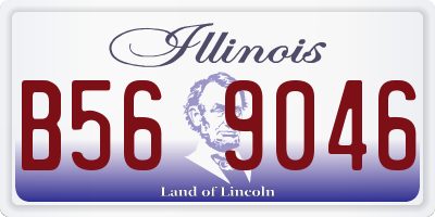 IL license plate B569046