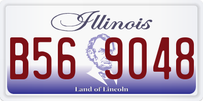 IL license plate B569048