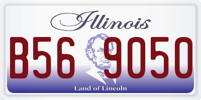 IL license plate B569050