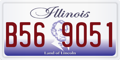 IL license plate B569051