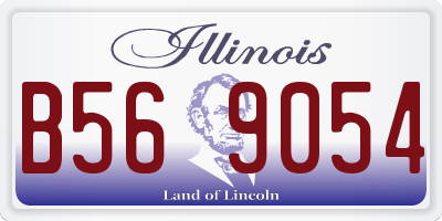 IL license plate B569054