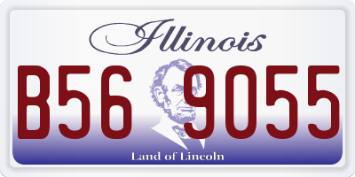 IL license plate B569055