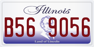 IL license plate B569056