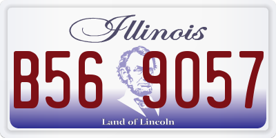 IL license plate B569057