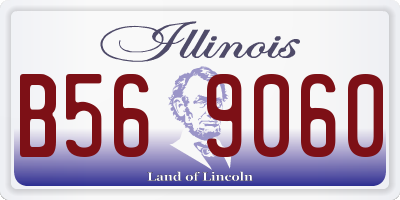 IL license plate B569060