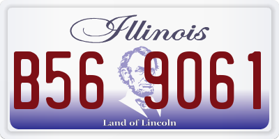 IL license plate B569061