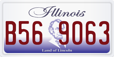 IL license plate B569063