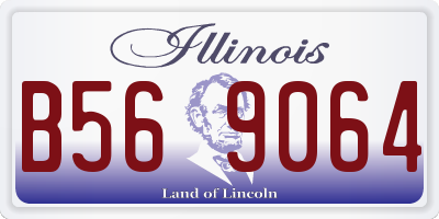 IL license plate B569064