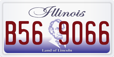 IL license plate B569066