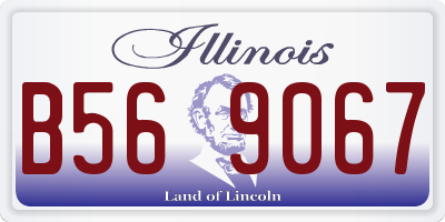 IL license plate B569067