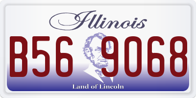 IL license plate B569068