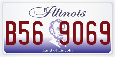 IL license plate B569069
