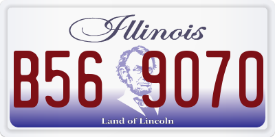IL license plate B569070