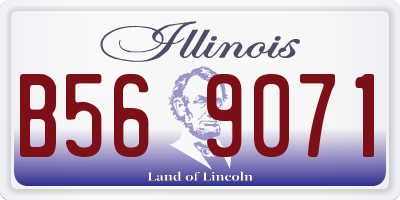 IL license plate B569071