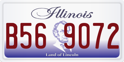 IL license plate B569072