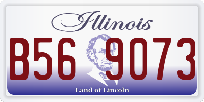 IL license plate B569073