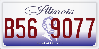 IL license plate B569077