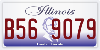 IL license plate B569079