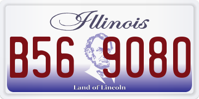 IL license plate B569080