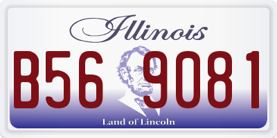 IL license plate B569081
