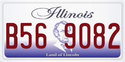 IL license plate B569082