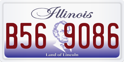 IL license plate B569086