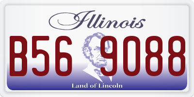 IL license plate B569088