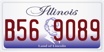 IL license plate B569089