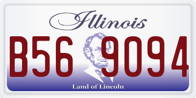 IL license plate B569094