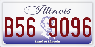 IL license plate B569096