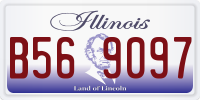 IL license plate B569097