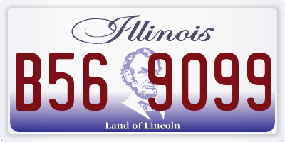 IL license plate B569099