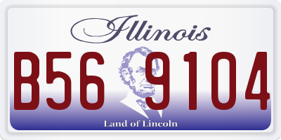 IL license plate B569104