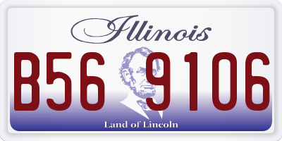 IL license plate B569106