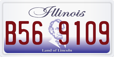 IL license plate B569109