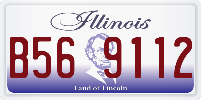 IL license plate B569112
