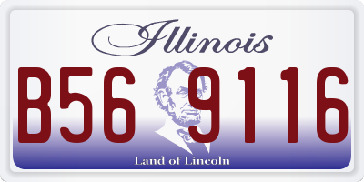 IL license plate B569116