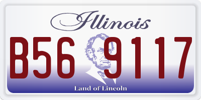 IL license plate B569117