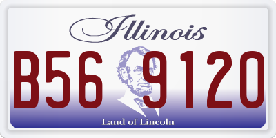 IL license plate B569120