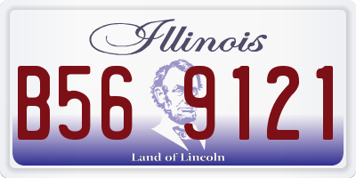 IL license plate B569121