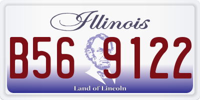 IL license plate B569122
