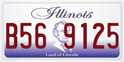 IL license plate B569125