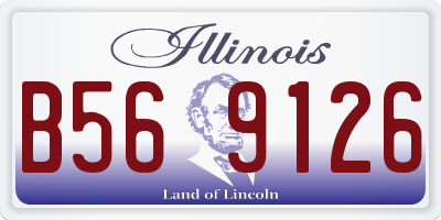 IL license plate B569126