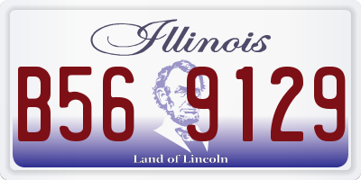 IL license plate B569129