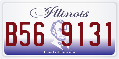IL license plate B569131