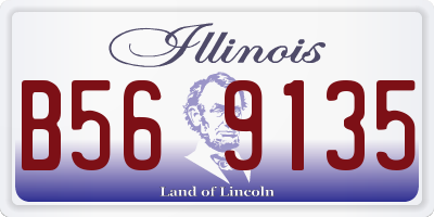 IL license plate B569135